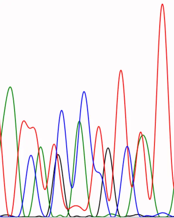 Pathogenomix Ripseq - Pure and mixed chromatograms - polymicrobial sample analysis from one run